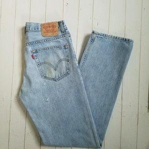 Men's 505 Levi's W33 L34 Light Blue